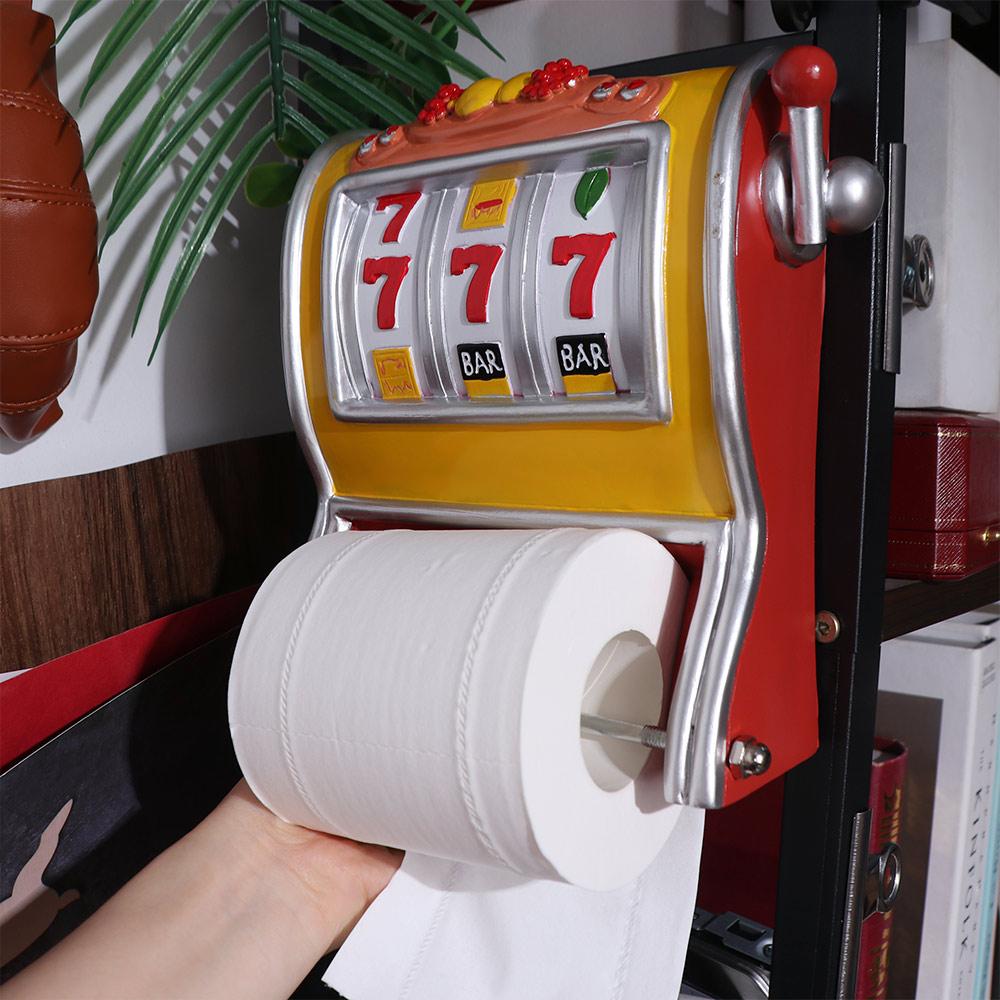 Dekorativer Toilettenpapierhalter Spielautomat Taschentuchregal Wandmontierter Papierhalter Badezimmer