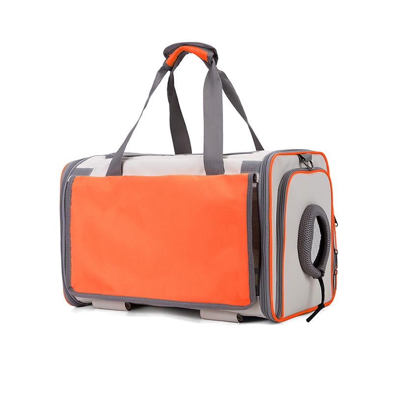 Large Capacity Pet Travel Bag: Handheld, Single Shoulder, Crossbody, Lightweight, Airline Approved