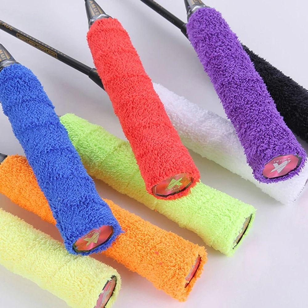 Colourful Tennis Towel Hand Grip Anti-Slip Over Grip Tape Fishing Rod Wrap Strap  Tennis Sport