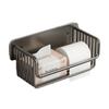 Bathroom Paper Towel Rack Punch-Free Toilet Paper Storage Rack Accessories Aluminum Shower Shelf Bathroom Organizer