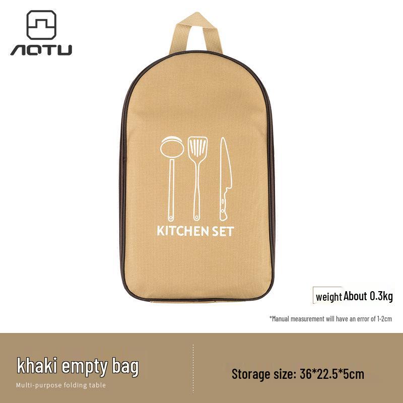 Concave-Convex Portable Camping Cookware Storage Bag for Cutlery and Kitchenware