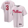 Philadelphia Phillies Baseball Jersey Mens Embroidered V-Neck Sportswear Loose Fit Nylon Athletic Top Fan Wear