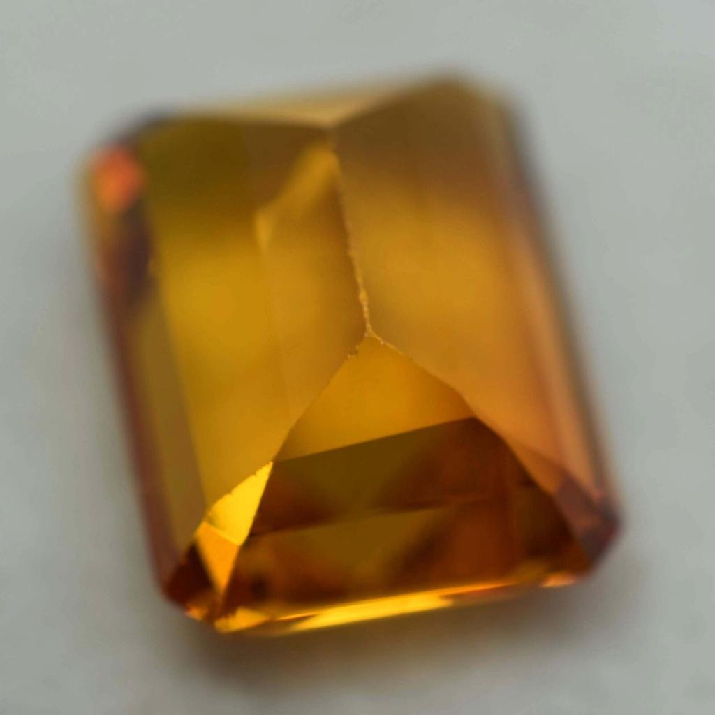 7.90 ct Natural Orange Emerald Sapphire Engagement Ring Loose Gemstone for Jewelry Making and Crafts