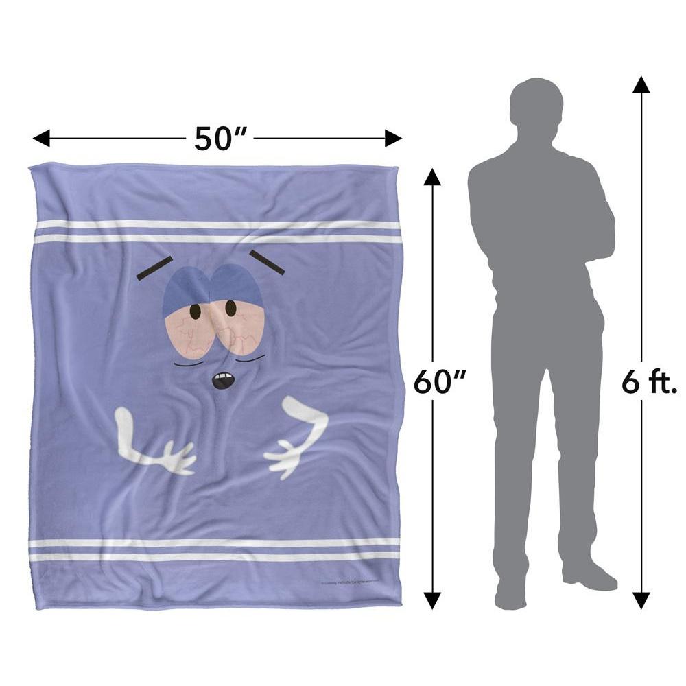 South Park Queasy Silky Towelie Supersoft Blanket