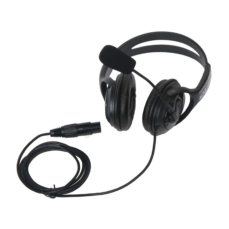 

PROTECH Binaural closed headset DL-560 dynamic type XLR-4P