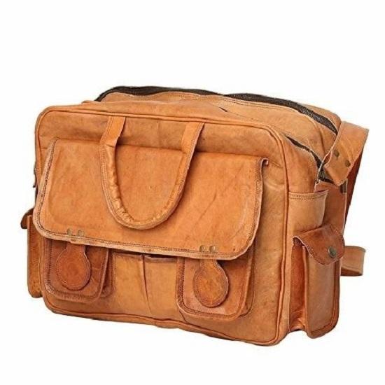 Geanta Genuine pentru Laptop Messenger, Genuine Vintage, pentru Barbati