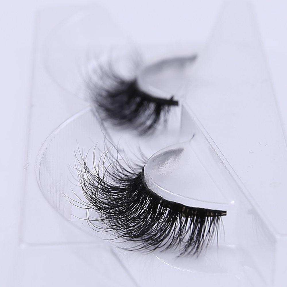 Natural Handmade Makeup Tools Long Lashes False Eyelashes Mink Lashes ...