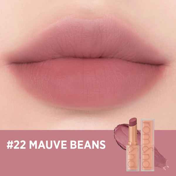 

Rom&nd Zero MATTE LIPSTICK, Стойкая, Макияж, Kbeauty, Корейская косметика, пробник #22 Mauve Beans