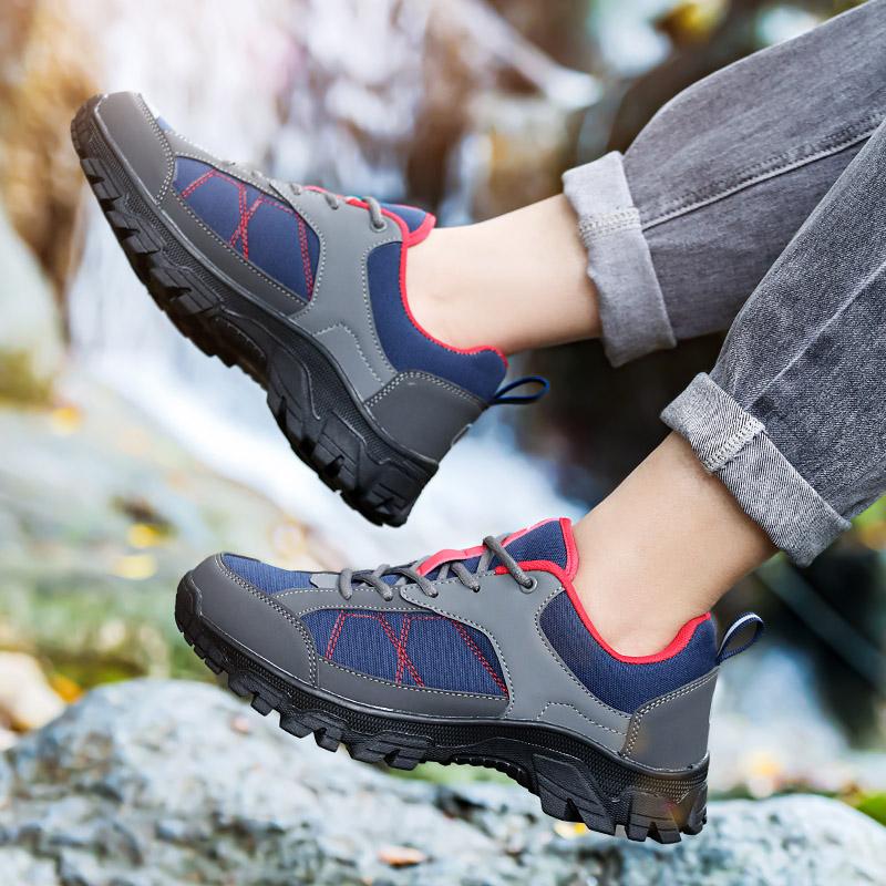 Fashion Men Hiking Shoes Mountain Desert Climbing Shoes Trend Classic Sneakers Outdoor Comfortable Shoes Trekking Footwear Plus Size 47