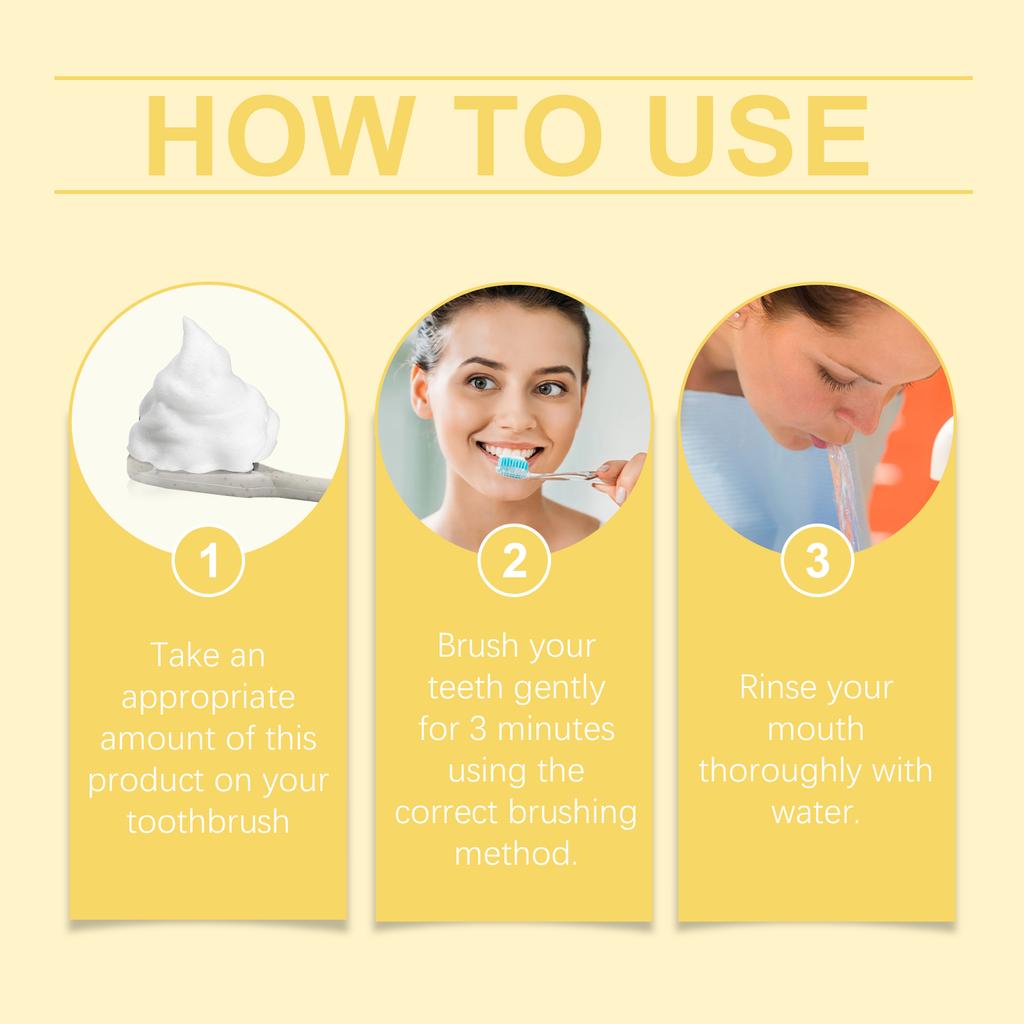 60ml Gum Repair Mousse Toothpaste Teeth Brightening Oral Cleaning Fresh Breath Protect Gingiva Treatment Dental Care