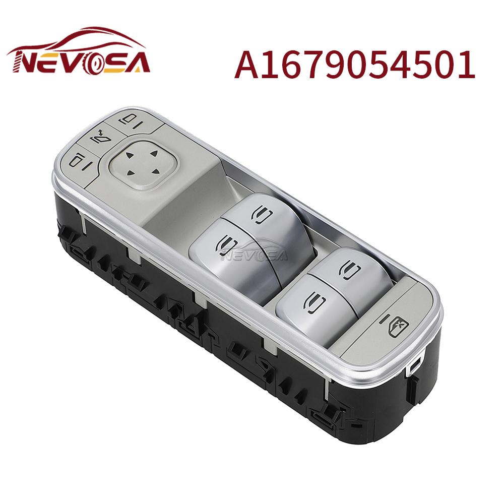NEVOSA 1679054501 For Mercedes Benz GLS GLE W167 Power Master Window Switch A1679054501 Control Window Lifter A1679054501
