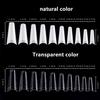 Fogli Nail Art Europa e America Unghie Francesi a Testa Piatta Denim Unghie Finte Colore Naturale Sacchetto da 500 Pezzi Fogli Armatura