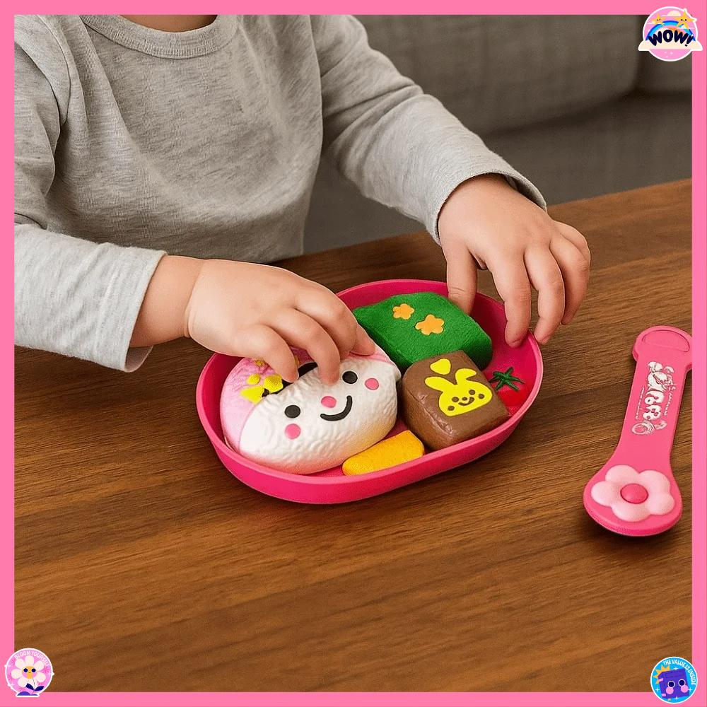 Simulation Food Sweet Rice Ball Pudding Feeding Toy Japanese Early Education Toy Play House Style Role Play Feature for Kids