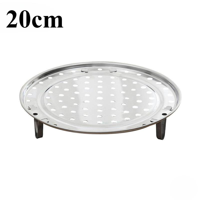 

Подставка для пароварки из нержавеющей стали, аксессуары для кастрюль быстрого приготовления, утолщенная подставка для пароварки (18/20/22/24см) 20CM серебряный