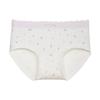 Women's Spring and Autumn Printed Cotton Gentle Small Floral Traceless Underwear