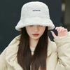 Autumn and Winter Women Warm Fisherman Cap Embroidered Letters Outdoor Windproof Fashion Caps