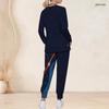 Women Plus Size V Neck Long Sleeve Scrub Set Patriotic Galaxy Star Planet Swirl Print Nurse Uniform Set