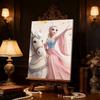 Disney Pearl Painting Elsa DIY Pearl Artwork This Is A Handmade Gift That Can Be Used for Wall Decoration Suitable for Home and Office Environments