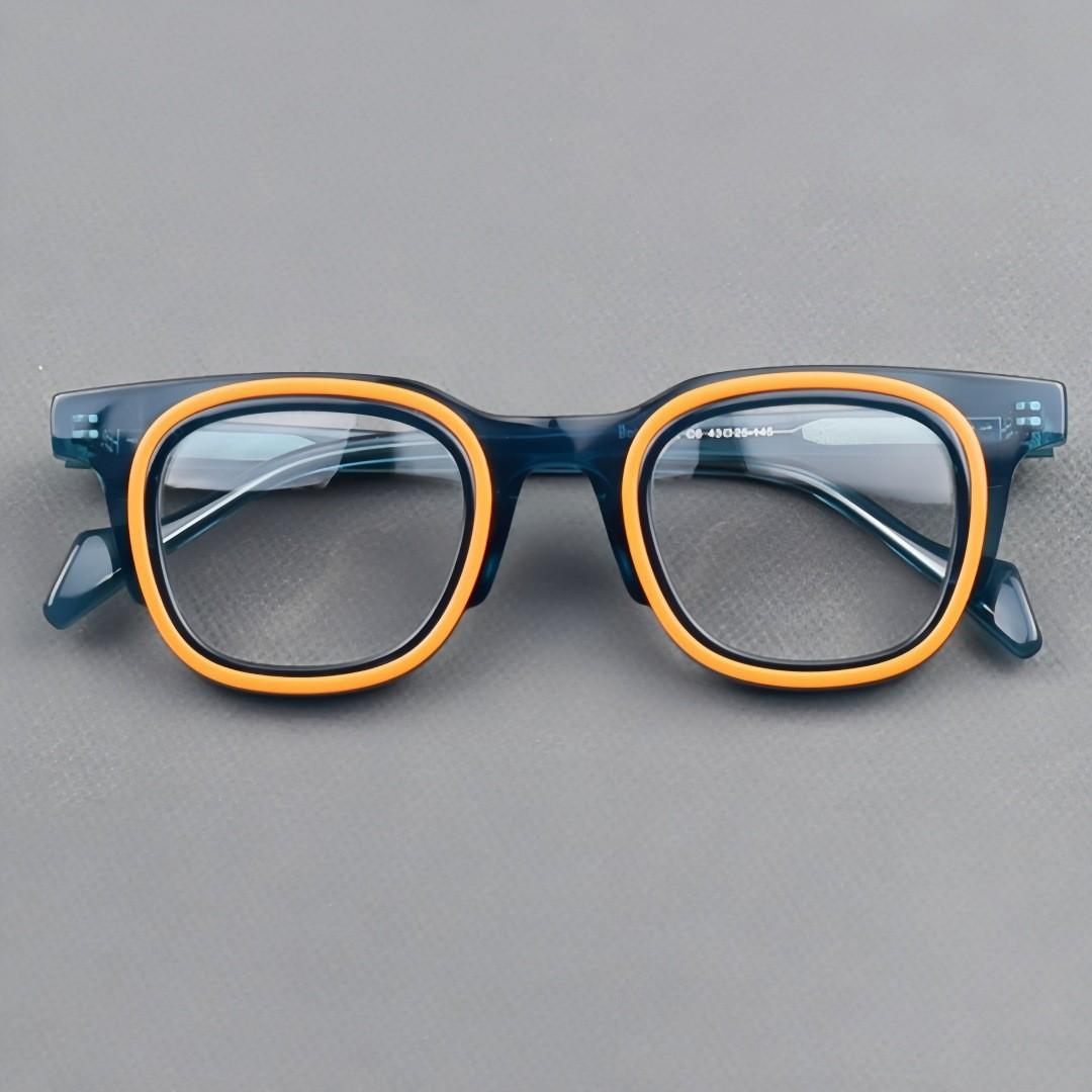 

New Retro Personalized Glasses Wide Edge Square Glasses Frame for Men Women Japanese Brand Designer Optical Frames Customisation