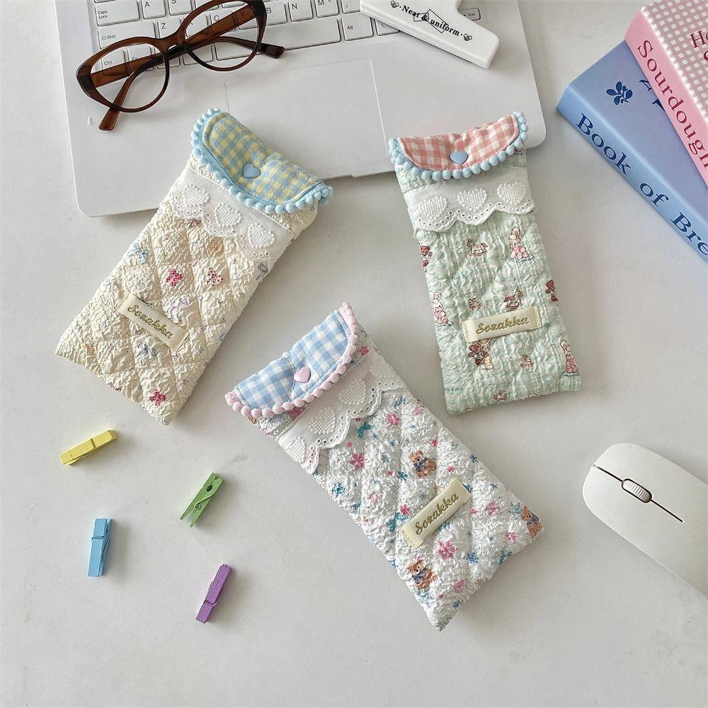 Cartoon Pattern Glasses Storage Bag Dustproof Glasses Protective Cover Sunglasses Case  Travel