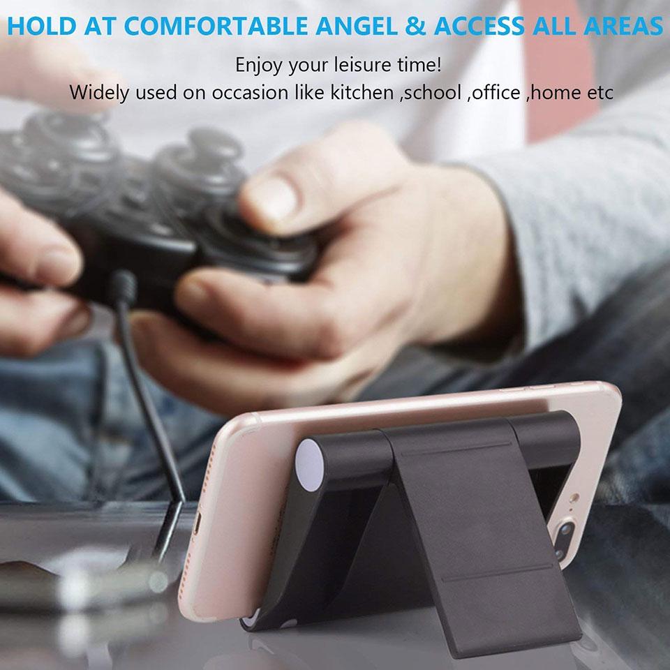 Foldable Desktop Phone Stand Fixing Frame for Samsung S20 Plus Ultra Note 10 IPhone 11 Xiaomi Redmi Phone Tablet Desktop Stand