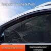 5-Piece Car Window Sunshade Set - Mesh Sun Curtain with Suction Cup Privacy Shield