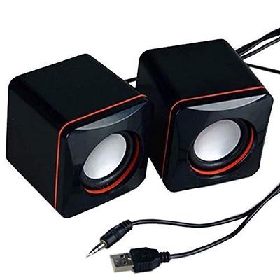 Prenosné počítačové reproduktory Stolný mini reproduktor s napájaním cez USB Basový zvuk Hudobný prehrávač Systém káblový