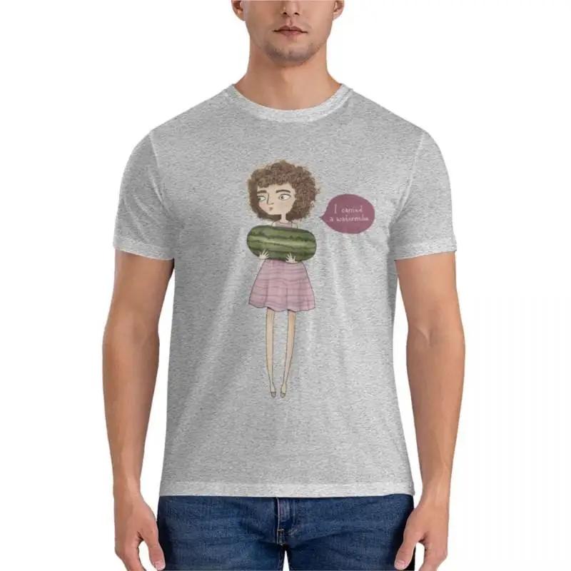 man crew neck tshirt Dirty Dancing I carried a watermelon Relaxed Fit TShirt men workout shirt crew neck t shirt 4XL