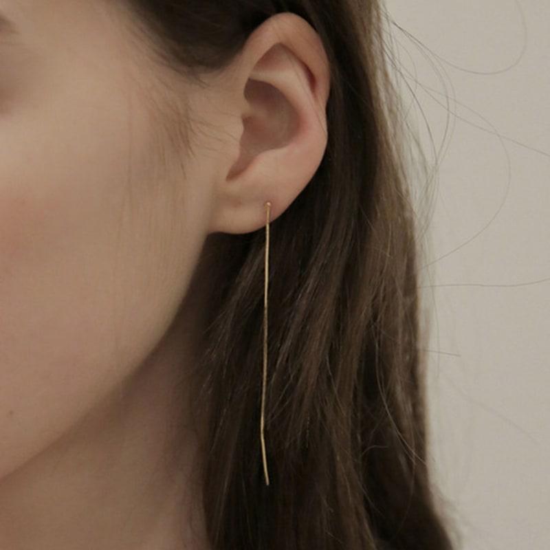 Modernlike 14k Gold-filled Silver Snake Drop Earrings