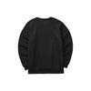 Skechers Letter Round Neck Knitted Fleece Pullover Sweatshirt Unisex sweatshirt Carbon-Black L423M173-0018