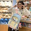 School Bag Cute School Bag Large Capacity Student Backpack Junior High School Transparent Shoulder Pain Bag High Value Backpack