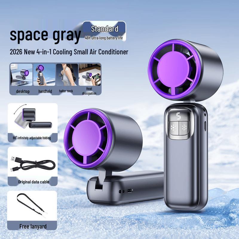 Yabuka Portable Handheld Cooling Fan with Semiconductor Technology