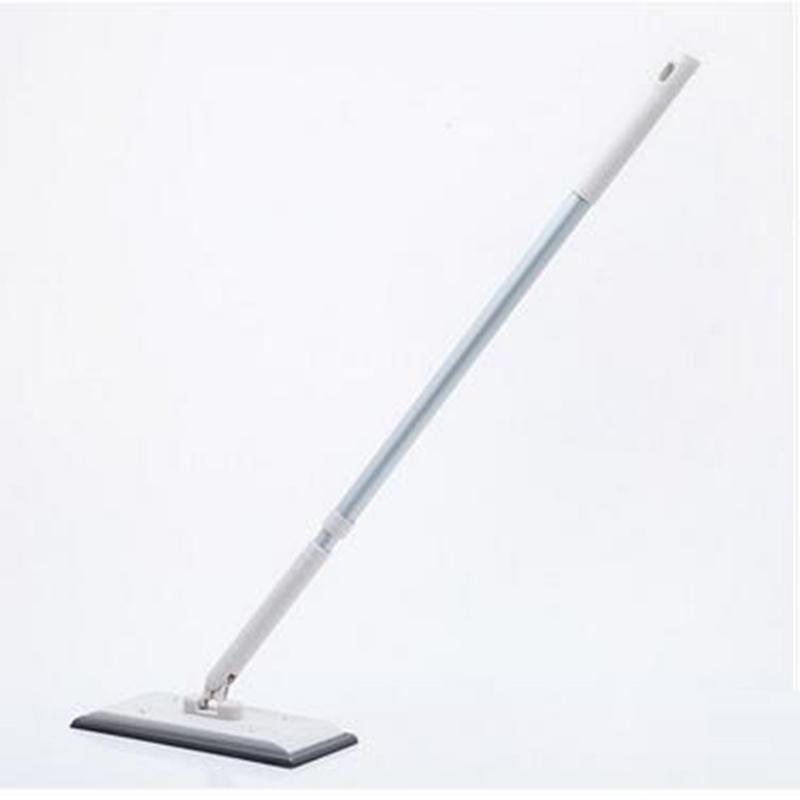 Home Electrostatic Dust Collector Mop Foldable 51.2 In Long Handle with Disposable Vacuum Paper Floor Wipes Thread Flat Mop