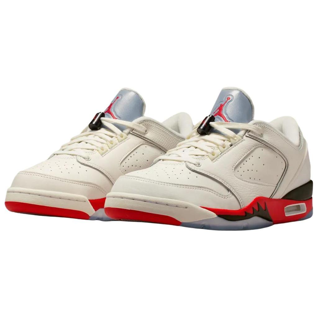 Air Jordan Sixty Plus Low Fire Red Unisex Sneakers White Sail Fire-Red-Black-Reflect-Silver IH2047-100
