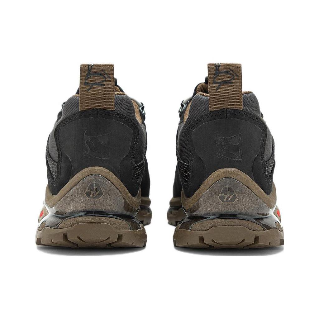 SALOMON Quest Synthetic Leather Versatile Shock Absorbing Non-Slip Durable Low-Top Outdoor Functional Shoes Unisex Shoes Black Brown 416874
