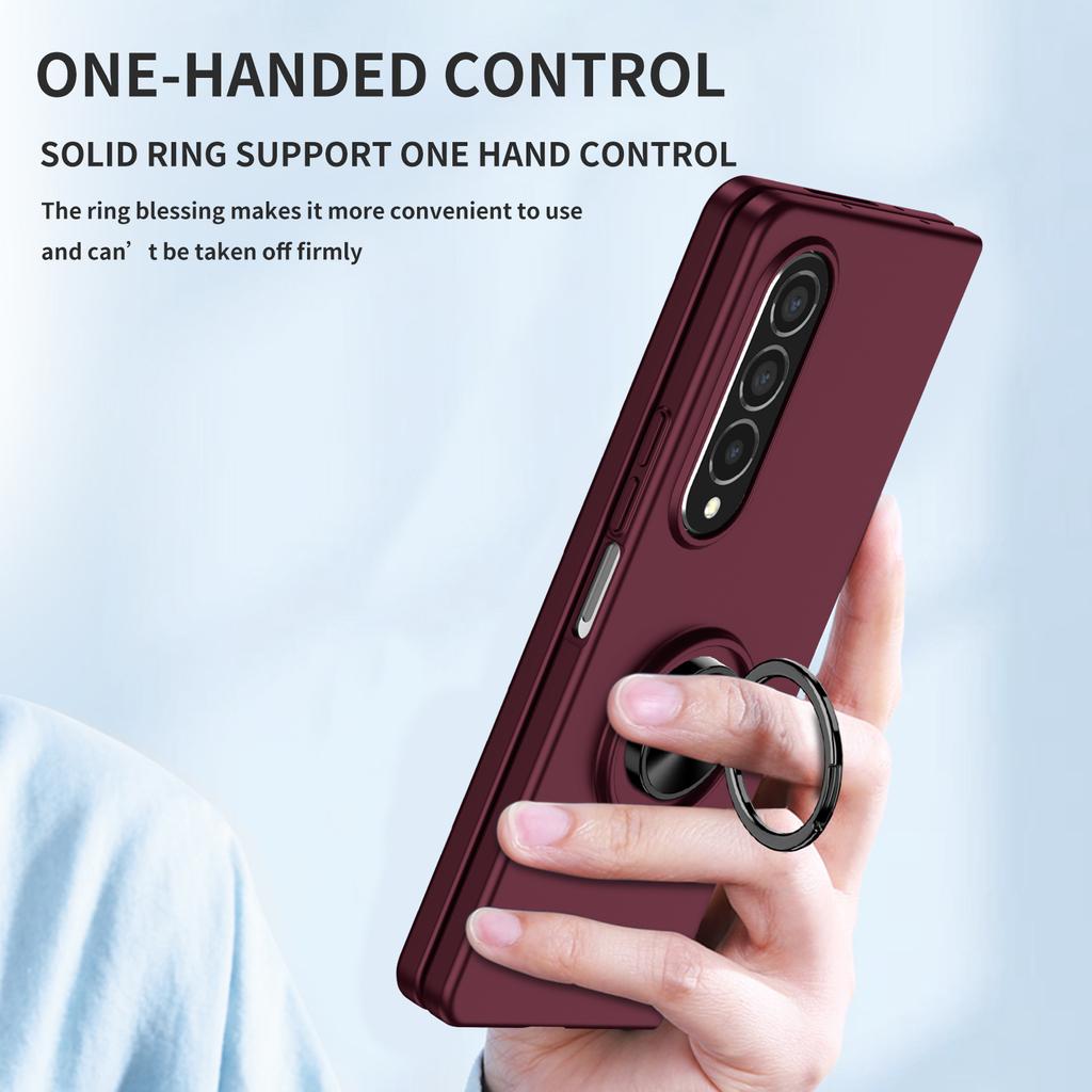 Anti -Drop Fashion Folding Case For Samsung Galaxy Z Fold4 5g Fold 4 Fold3 Fold2 Fold 2 3 Matte Feeling Hard Cover