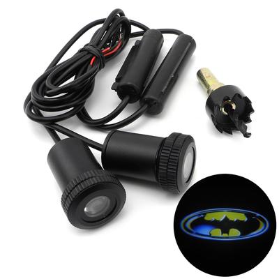 2x Autotür Willkommen 3D Batman Logo Geisterschatten Projektor LED Laserlicht & Bohrer