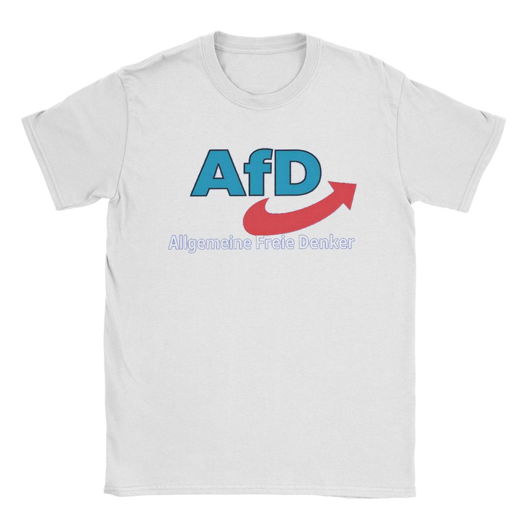 T-shirt da uomo Alternativa AFD Germania T-shirt Moda Estive Vintage Stampate 100% Cotone Top Taglie Forti 6XL