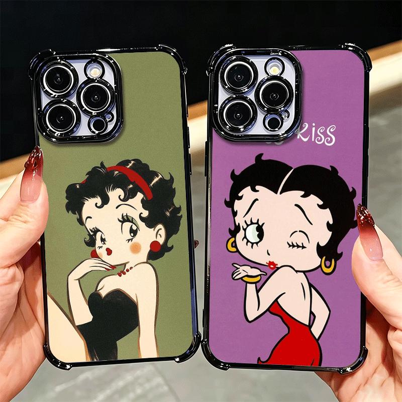 B-Bettys B-Boops Girl Soft Phone Case For Xiaomi Poco X7 X8 Pro Max X6 X5 X3 F8 Ultra F7 M8 M7 M5S Redmi 15C 15A 15 14C 13C 12C
