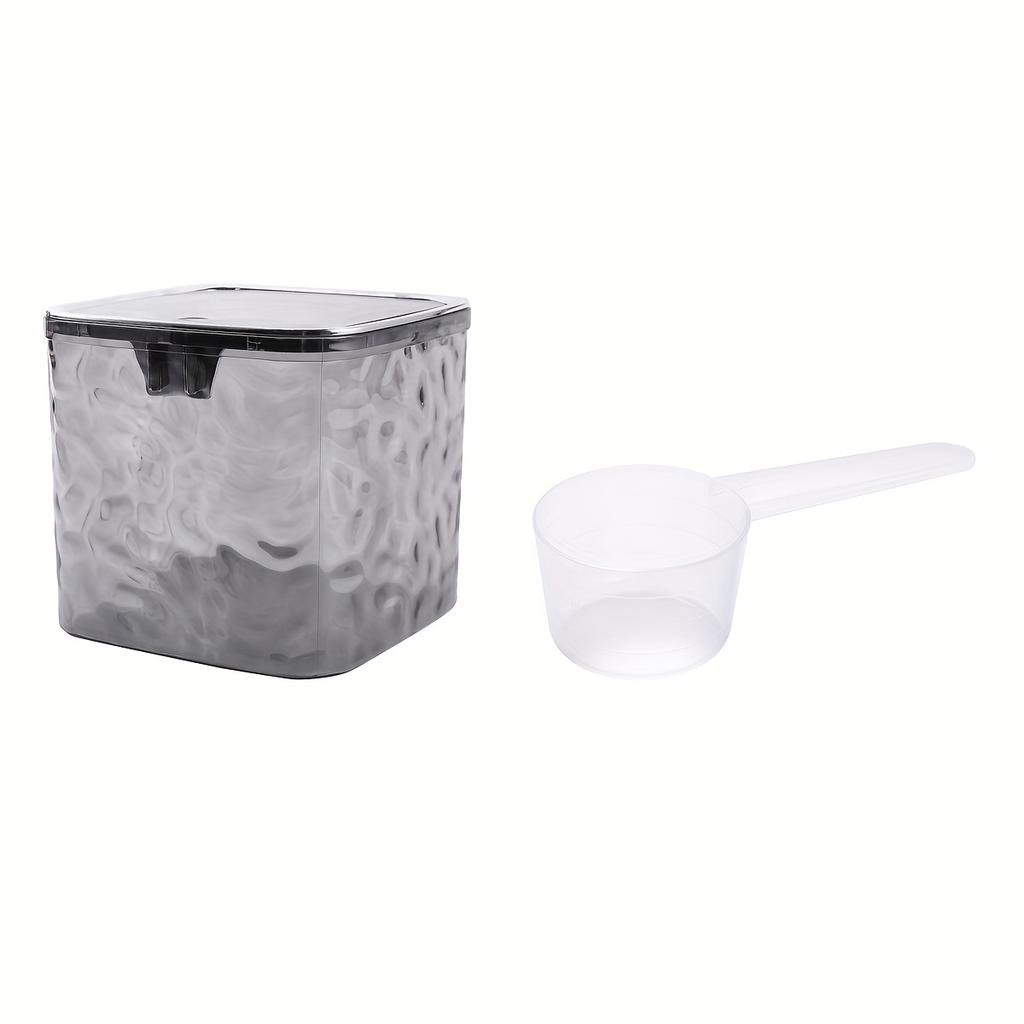 1pcs Laundry Powder Detergent Container with Spoon Laundry Powder Dispenser, Laundry Scent Booster Beads Dispenser for Laundry