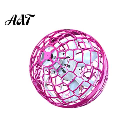 Boomerang Fidget Spinner Magic Hover Orb Ball Toy with Colorful Light 360-degree Rotating UFO Sphere Remote Control Night Flying Drone Indoor Outdoor