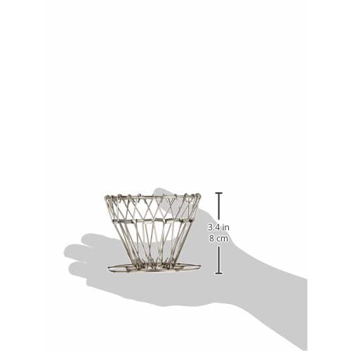 KIKKERLAND Collapsible Coffee Dripper, Silver, KCU160