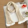 Winter style with thermal lace scarf knitted twist lace Korean student atmosphere scarf scarf