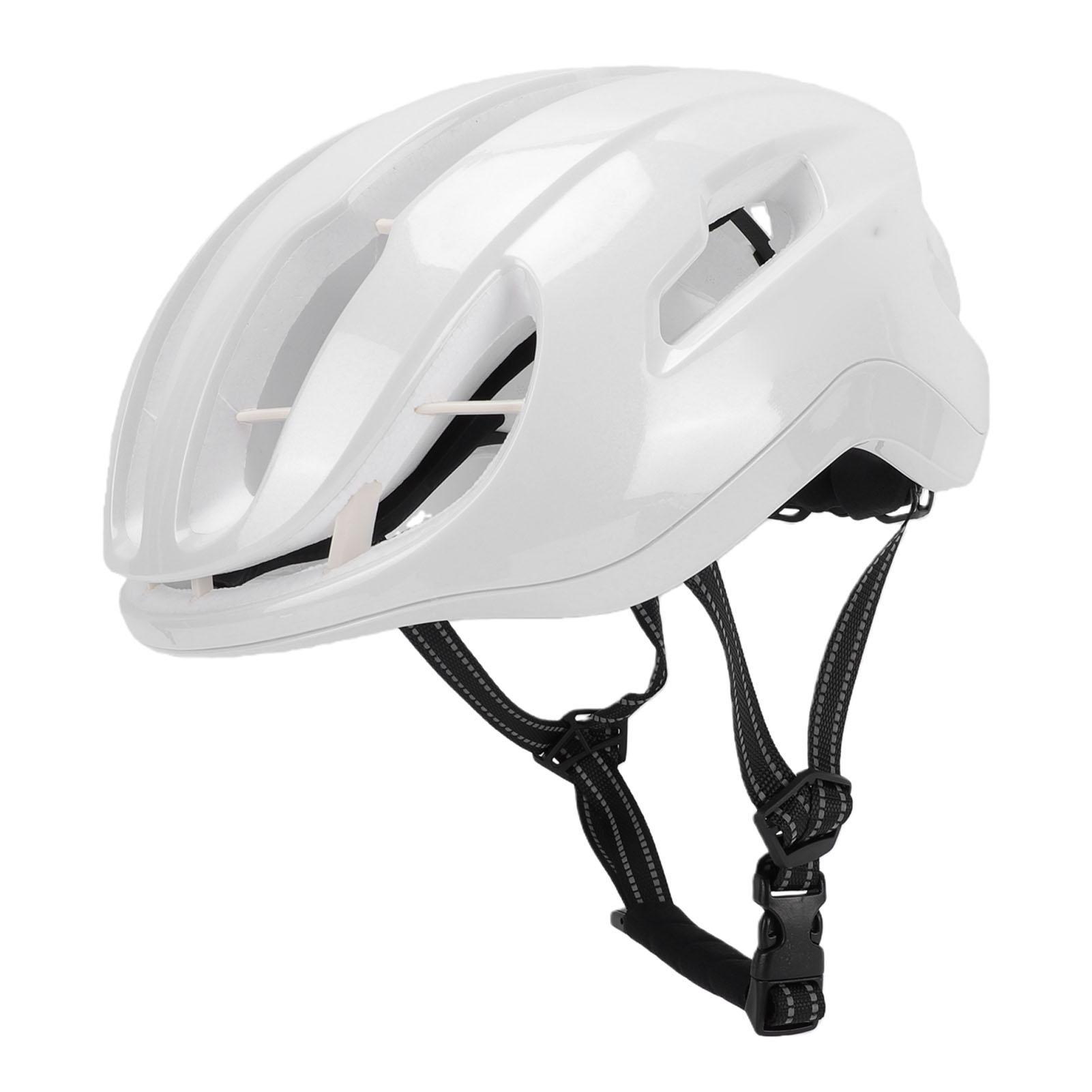 

Велошлем для шоссейного горного велосипеда Регулируемый обхват головы Мужчины Женщины Снаряжение для езды Ярко-белый