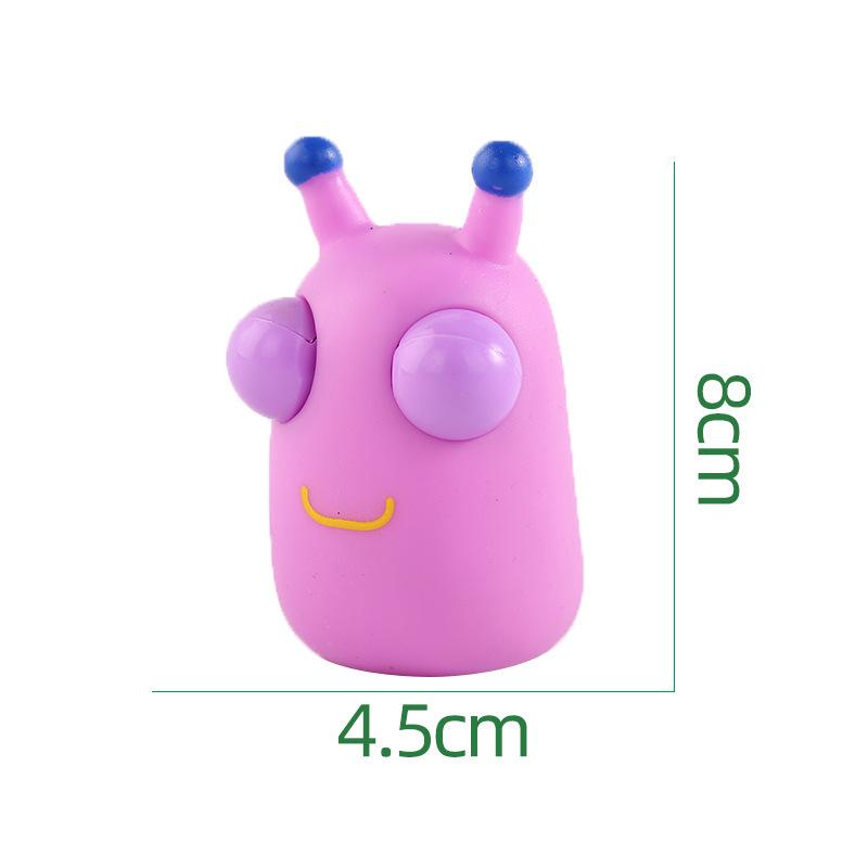Creative Funny Eyeball Burst Squeeze Toy Green Eye Caterpillar Pinch Toys Adult Kids Stress Relief Fidget Toy Panda Doll Toy