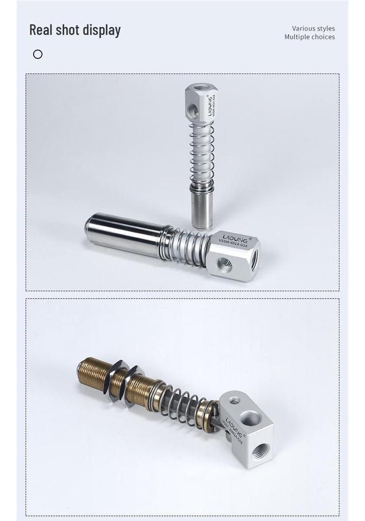 Robotic Arm Vacuum Suction Cup Nozzle Connector, Corrosion-Resistant, Model VSSM2020-G14