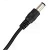 USB Cable 55mm / 21mm 5V DC Barrel Power Cable (Black 75cm),zxl