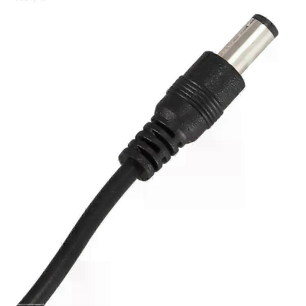 USB Cable 55mm / 21mm 5V DC Barrel Power Cable (Black 75cm),zxl