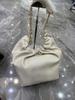 Luo Jia Quetschtasche, Extrusionsbeutel, Hochtexturiertes Weiches Rindsleder, Donut-Ketten-Tasche, Tragbar, Schulter-, Crossbody