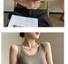 Women's Spicy Ribbed Knit Modal Tank Top - Spring & Autumn Layering Camisole